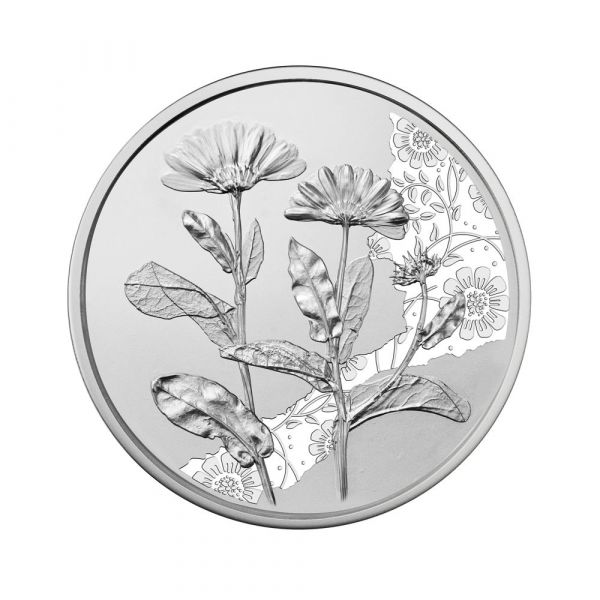10 Euro Österreich Die Ringelblume 2022 Silber hgh