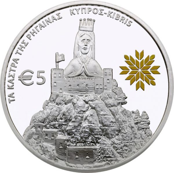 5 Euro Zypern Schlösser von Rigaina 2026 PP Silber