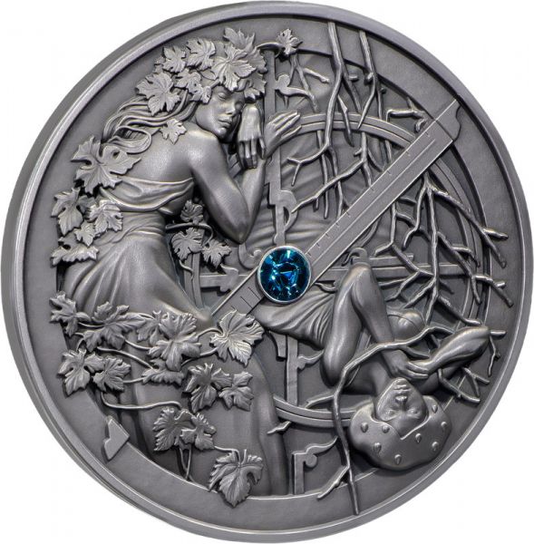 25 Dollars Liberia "Four Seasons" 2025 Silber