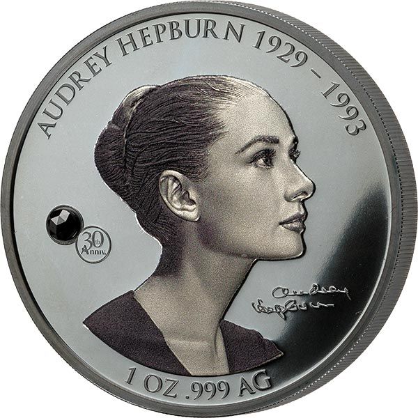 5 Dollars Samoa Audrey Hepburn 2023 Silber PP