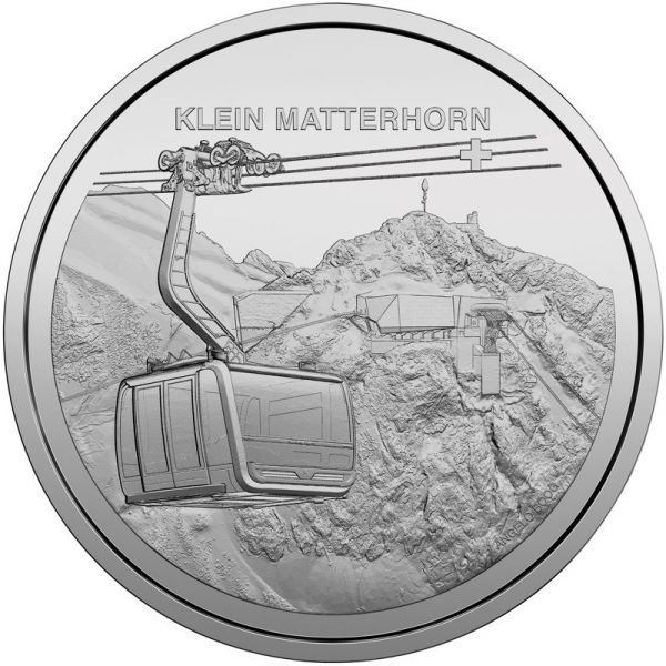 20 CHF Schweiz Klein Matterhorn 2023 Silber St