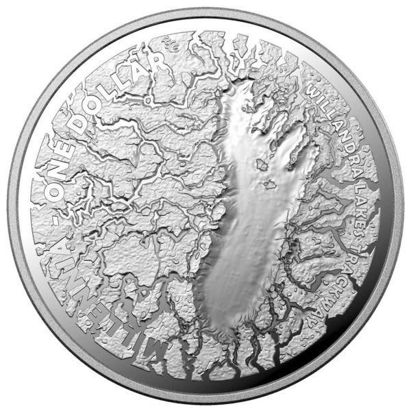 1 Dollar Australien Mungo Footprint 2022 Silber PP