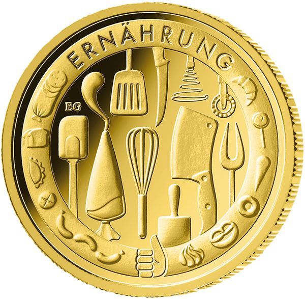 50 Euro Deutschland Ernährung 2023 Gold St 1/4oz