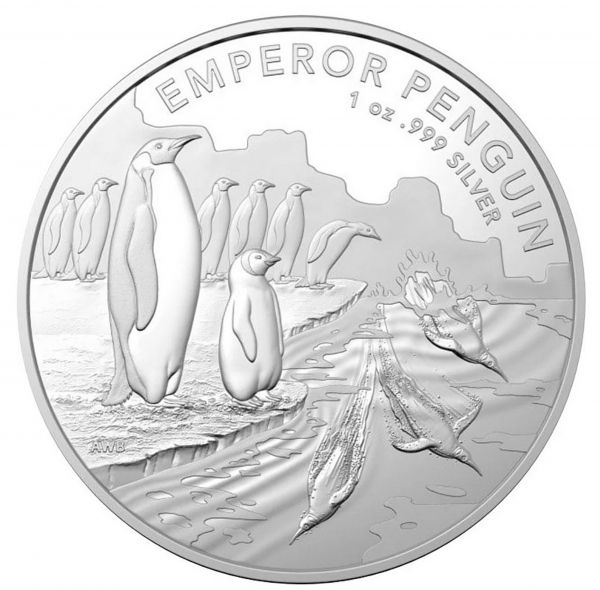 1 Dollar Australien Kaiserpinguin 2023 1oz Silber St