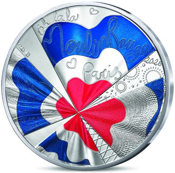 10 Euro Frankreich Moulin Rouge 2026 Blister Silber St