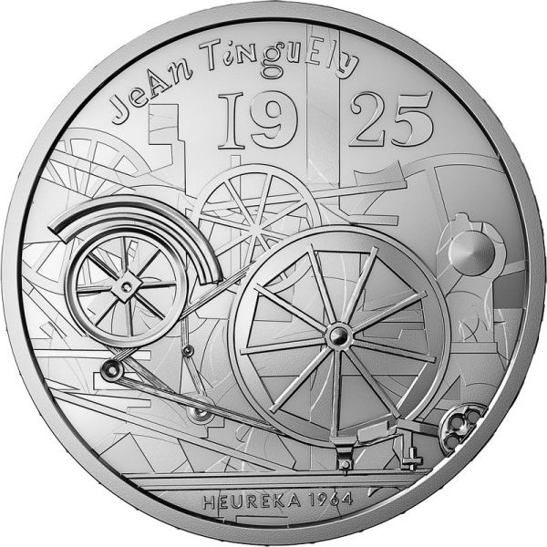 20 CHF Schweiz Jean Tinguely 2025 Silber PP