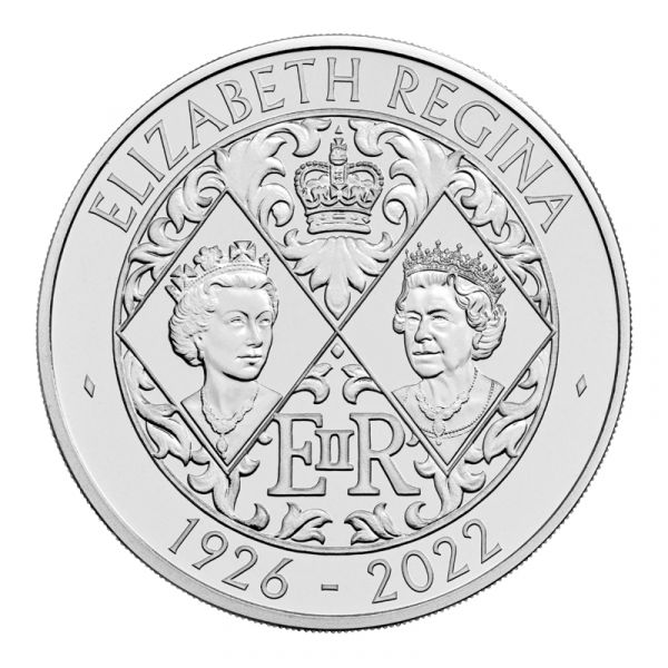 5 Pfund GB Ihre Majestät Königin Elizabeth II. 2022 CN St