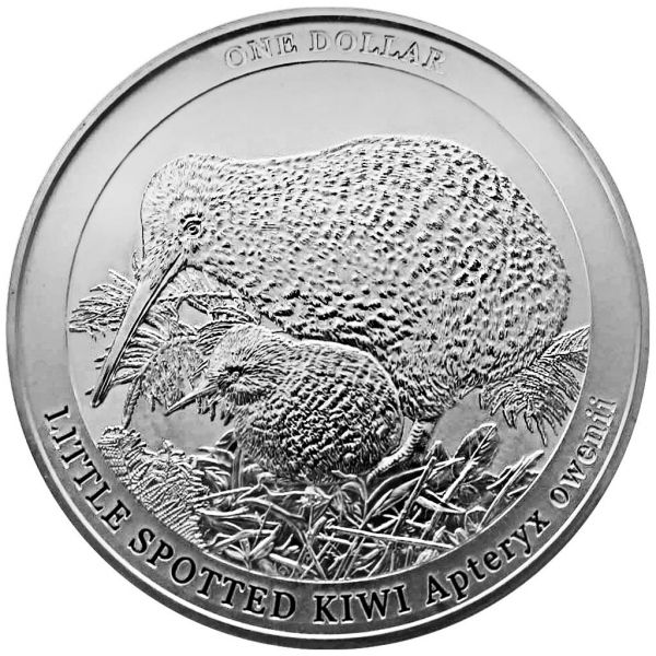 1 Dollar Neuseeland Kiwi 2022 Silber St