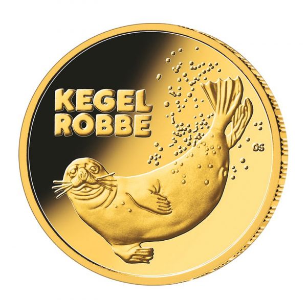 20 Euro Deutschland Kegelrobbe 2022 Gold St 1/8oz -A-