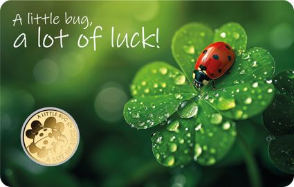 1.000 Francs Gabun a little bug CC Gold