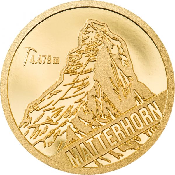 5 Dollars Cook Islands Matterhorn 2022 Gold PP