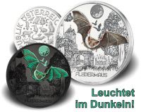 3 € Österreich "Tiertaler - Fledermaus" 2016 CN hgh 3 € Österreich "Tiertaler - Fledermaus" 2016 CN hgh