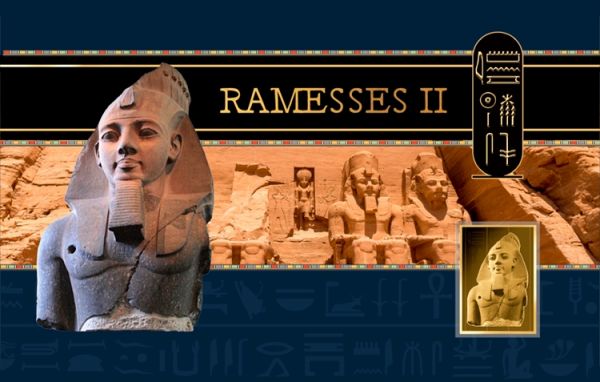 3.000 Francs Tschad Ramesses II Coincard Gold