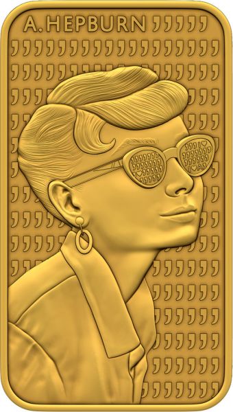 Audrey Hepburn LGM Goldbarren 0,5 g PP