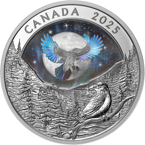 20 Dollar Kanada Mondhimmel - Rabe 2025 Silber PP