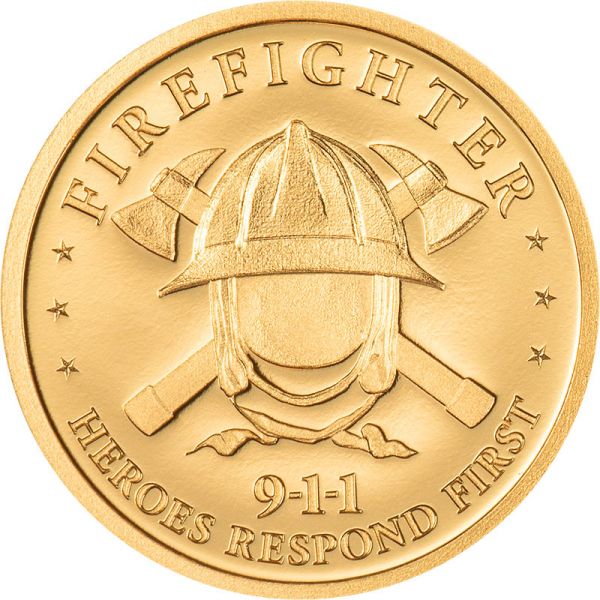 10 Dollars Cook Islands First Responders - Firefighter 2026 Gold PP