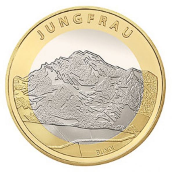10 CHF Jungfrau 2005 St