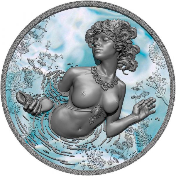 2000 CFA Kamerun Geburt der Aphrodite 2024 Silber PP