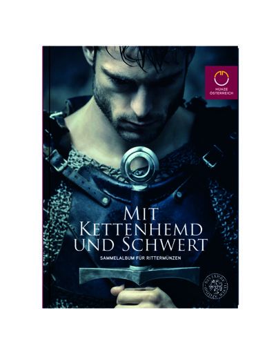Sammelalbum "Mit Kettenhemd und Schwert" Österreich 2019 Kupfer
