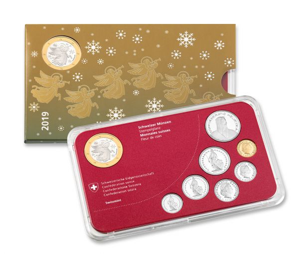 8,85 CHF Schweiz "Weihnachtssatz" 2019 CN St
