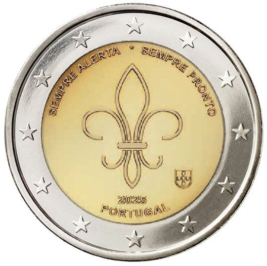 2 Euro Portugal 16. Weltpfadfindertag 2025 CN bfr