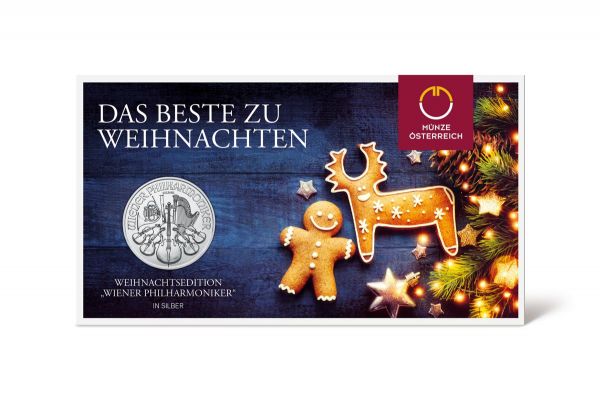 1,50 € ÖS Philharmoniker - Weihnachtsedition 2020 Silber St
