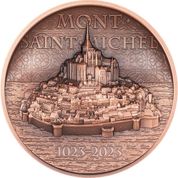 1 Dollar Cook Islands Mont-Saint-Michel 2023 Cu AF