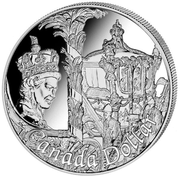 1 $ Kanada Queen´s Jubilee 2002 Ag St