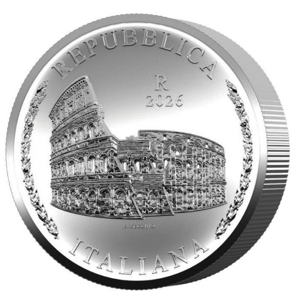 25 Euro Italien Kolosseum 2026 Silber St