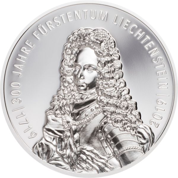 5 Fr Liechtenstein "300 Jahre Liechtenstein" 2019 Silber PP