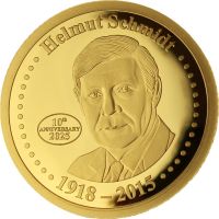 2,5 Dollar Niue "Helmut Schmidt" 10th Anniversary 2025 Gold 2,5 Dollar Niue "Helmut Schmidt" 10th Anniversary 2025 Gold