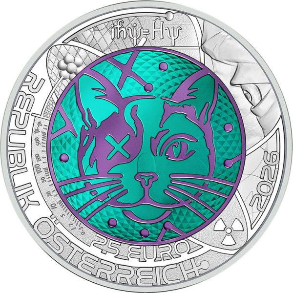 25 Euro Österreich Quantenphysik 2026 Silber Niob hgh