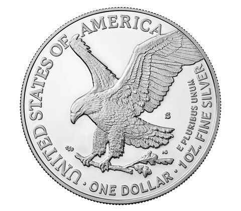 1 Dollar USA Silber Eagle 2022 Silber PP