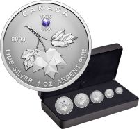 15 Dollar Kanada Maple Leaf Fractional Set 2026 Silber RP 15 Dollar Kanada Maple Leaf Fractional Set 2026 Silber RP