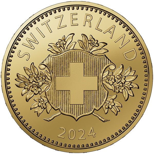 25 CHF Schweizer Goldmünze 2024 PP