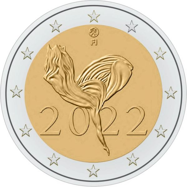 2 Euro Finnland 100 J. Finnisches Nationalballett 2022 CN bfr
