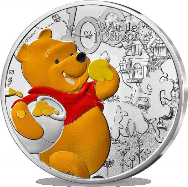 10 Euro Frankreich Winnie Puuh 2026 Blister Silber St