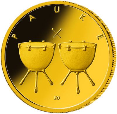 50 Euro DE Pauke 2021 Gold St 1/4oz -G-