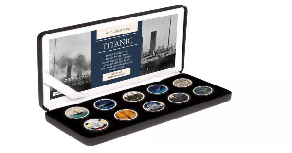 10x 5 Cents Cook Island Titanic - Kollektion