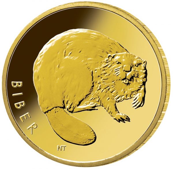 20 Euro Deutschland Biber 2024 Gold St 1/8oz