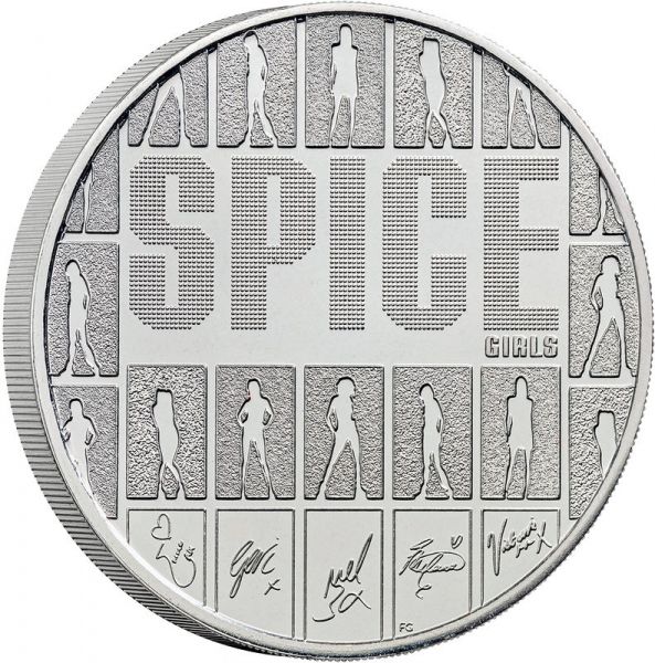 5 Pfund GB Spice Girls - Musiklegenden 2025 CN St