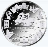 20 Euro DE Chemnitz Kulturhauptstadt Europas 2025 Silber St -J- 20 Euro DE Chemnitz Kulturhauptstadt Europas 2025 Silber St -J-