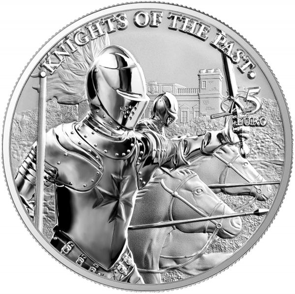 5 Euro Malta Knights of the Past 2021 Silber St