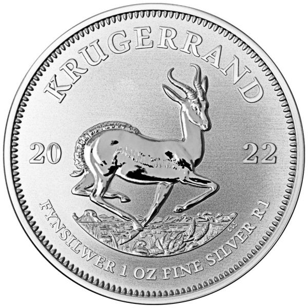 1 Rand Südafrika Krügerrand 1oz 2022 Silber St