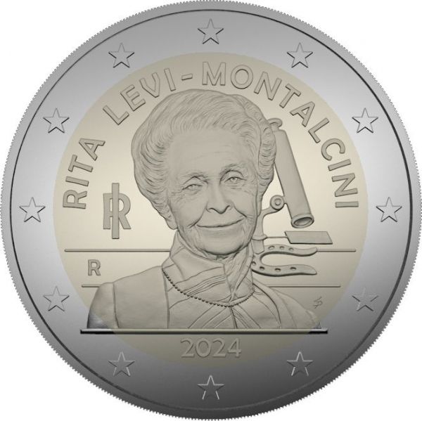 2 Euro Italien Rita Levi-Montalcini 2024 CuNi bfr