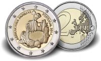 2 € Portugal "UNO - International Year of Family Farming" 2014 CuNi vz 2 € Portugal "UNO - International Year of Family Farming" 2014 CuNi vz