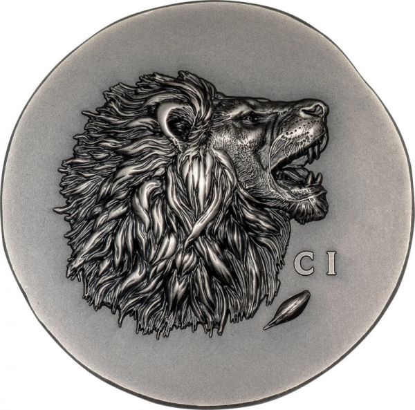 5 Dollars Cook Islands Leon - Löwe 2025 Silber AF