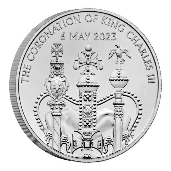 5 Pfund GB Krönung von King Charles III. 2023 CN St