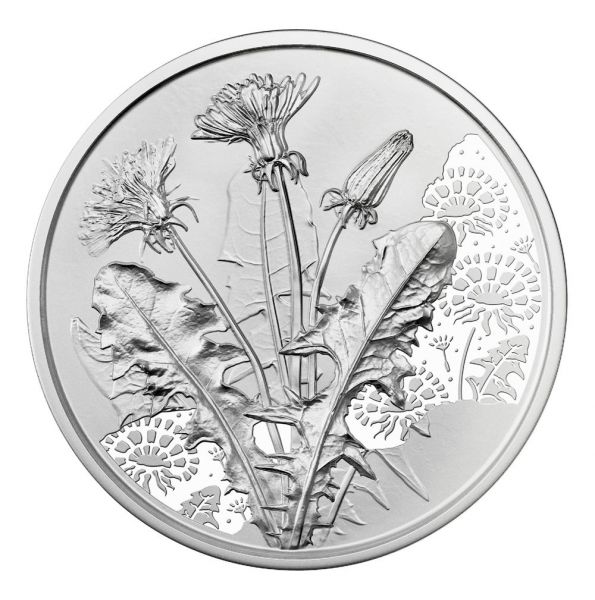 10 Euro Österreich Der Löwenzahn 2022 Silber hgh