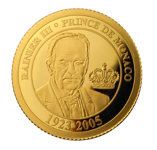 100 CFA Kongo Rainier III Prince De Monaco 2023 Gold PP